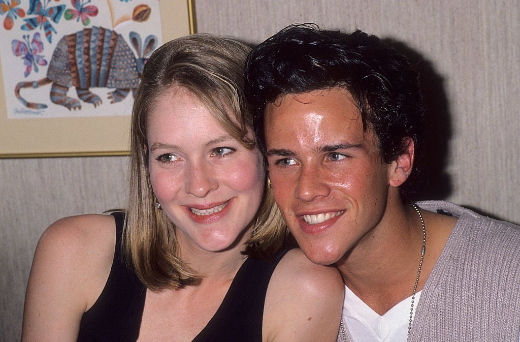 Scott Weinger and Linda Larkin