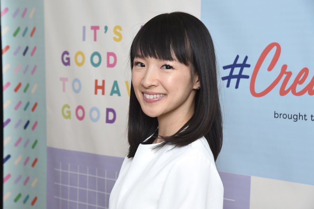 Marie Kondo visits the Brit+ Co #CreateGood Wellness event.