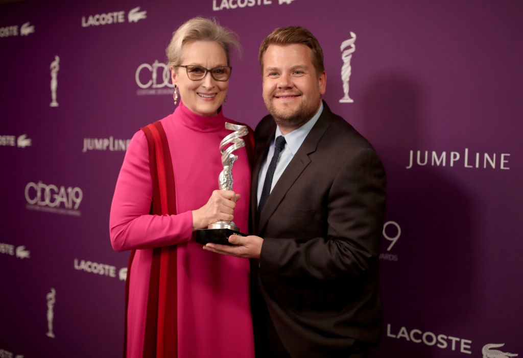 Meryl Streep and James Corden