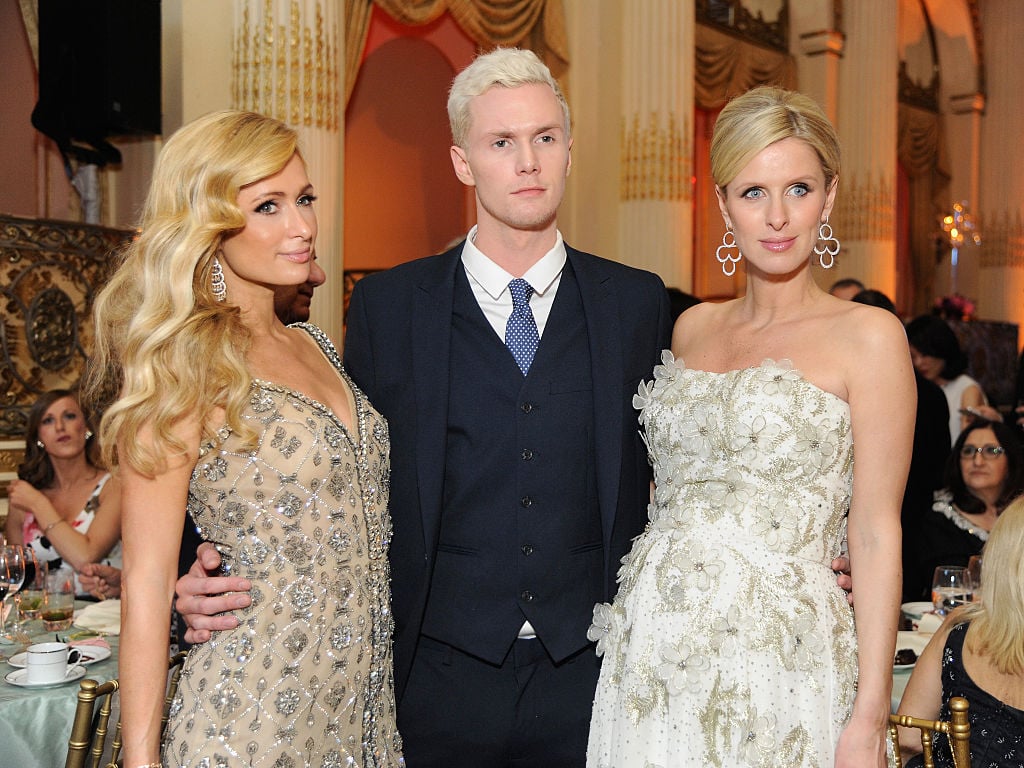 Paris Hilton, Barron Hilton, and Nicky Rothschild