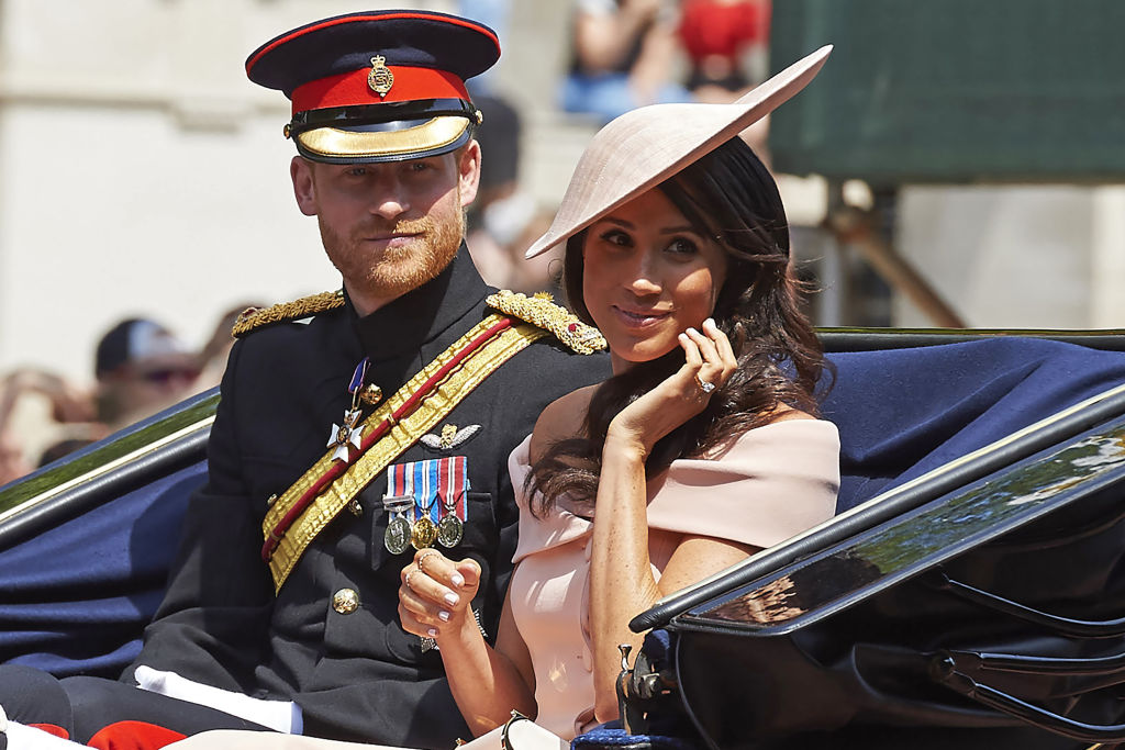 Prince Harry and Meghan Markle Trooping the Colour