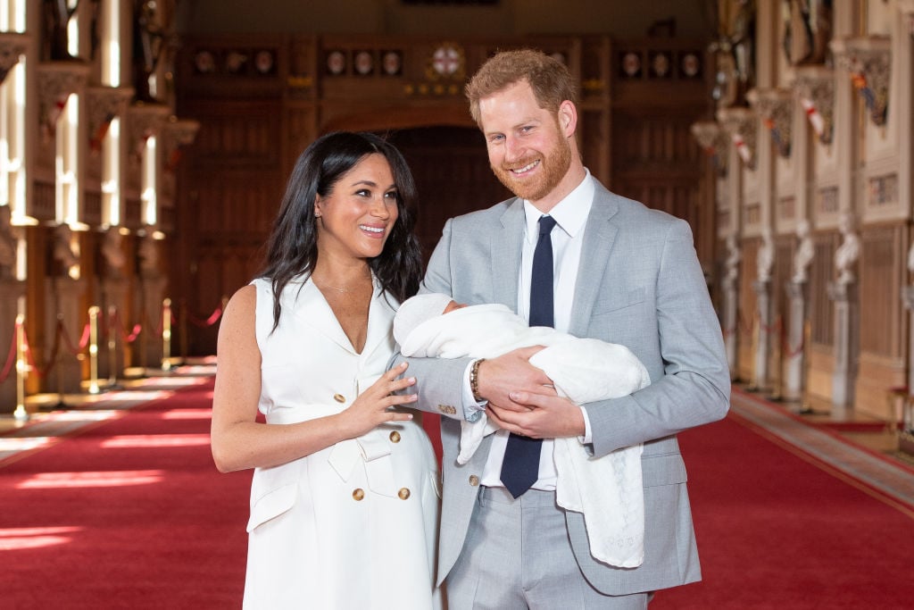Prince Harry and Meghan Markle With Their Newborn Son