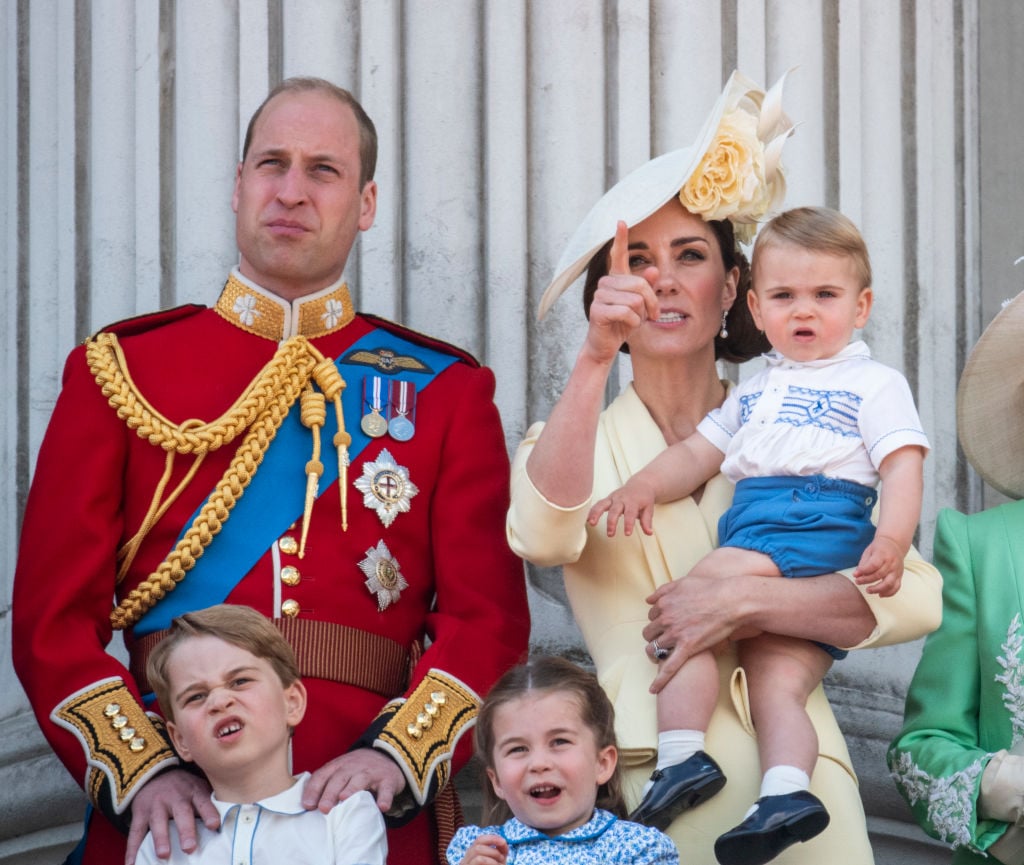 Prince William, Kate Middleton, Princess Charlotte, Prince George and Prince Louis, Trooping The Colour 2019