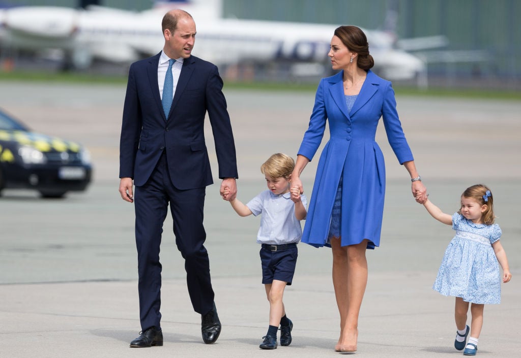 Prince William, Kate Middleton, Prince George, and Princess Charlotte