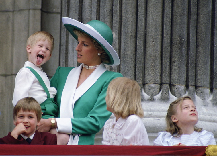 Princess Diana, Prince Harry, Prince William, Lady Gabriella Windsor And Lady Rose Windsor