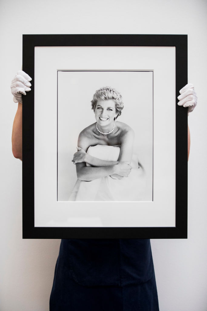 Princess Diana portrait taken by Patrick Demarchelier for Vogue magazine