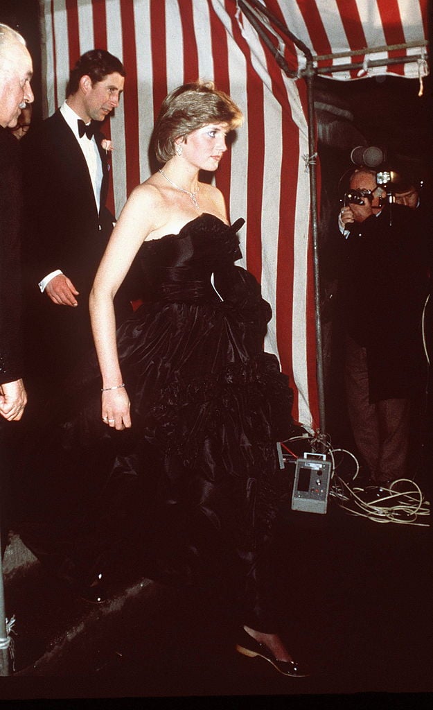 Prince Charles and Lady Diana Spencer at gala