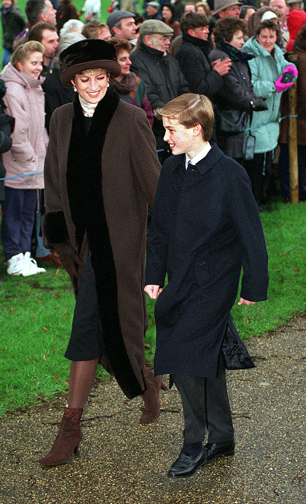 Princess Diana and Prince William in 1994