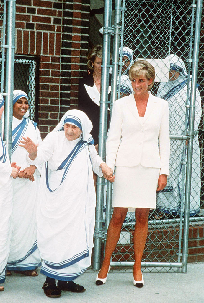 Princess Diana and Mother Teresa 