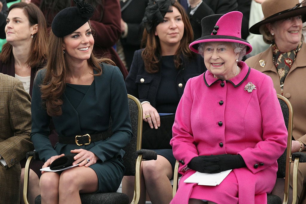 Queen Elizabeth and Kate Middleton