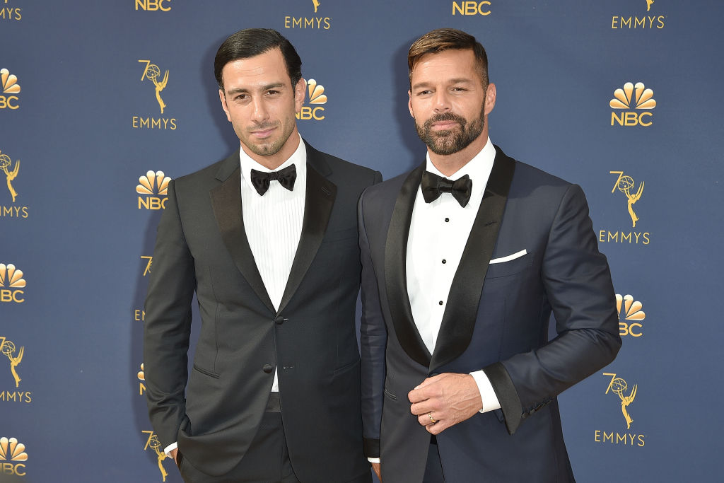 Artists Ricky Martin and Jwan Yosef
