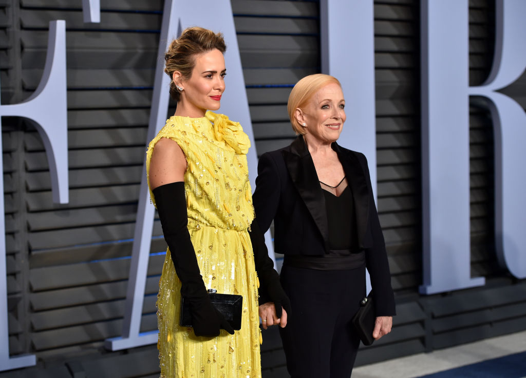 Actresses Sarah Paulson and Holland Taylor