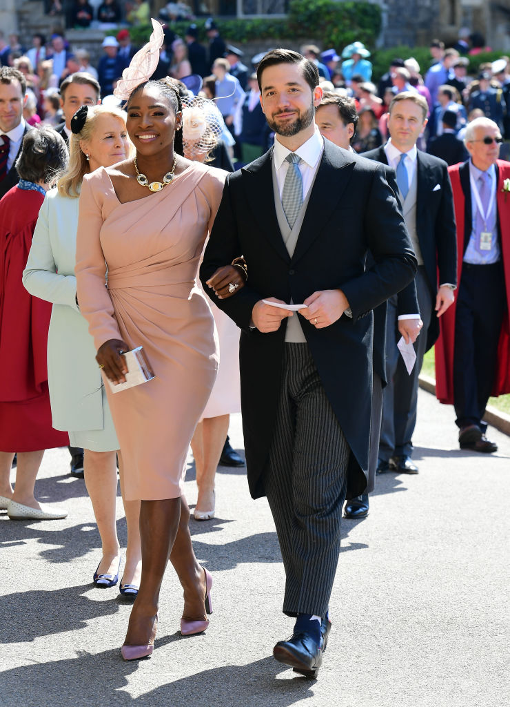 Serena Williams and Alexis Ohanian at Royal Wedding
