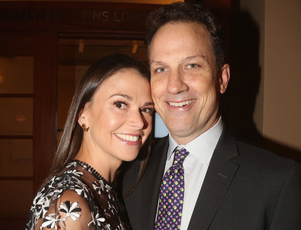 Sutton Foster and her husband, Ted Griffin