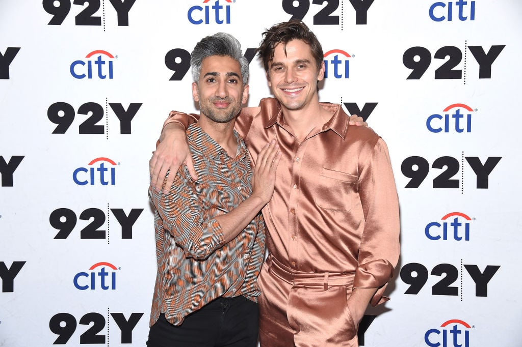 Tan France and event moderator Antoni Porowski attend 'Queer Eye's Tan France in Conversation with Antoni Porowski'