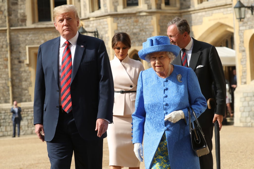 Trump and Queen Elizabeth