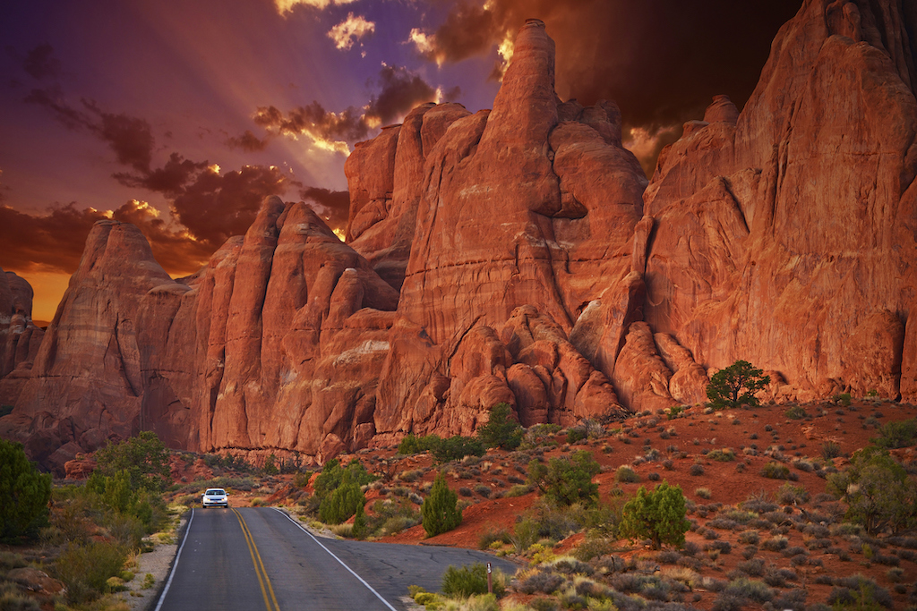 Utah red rocks