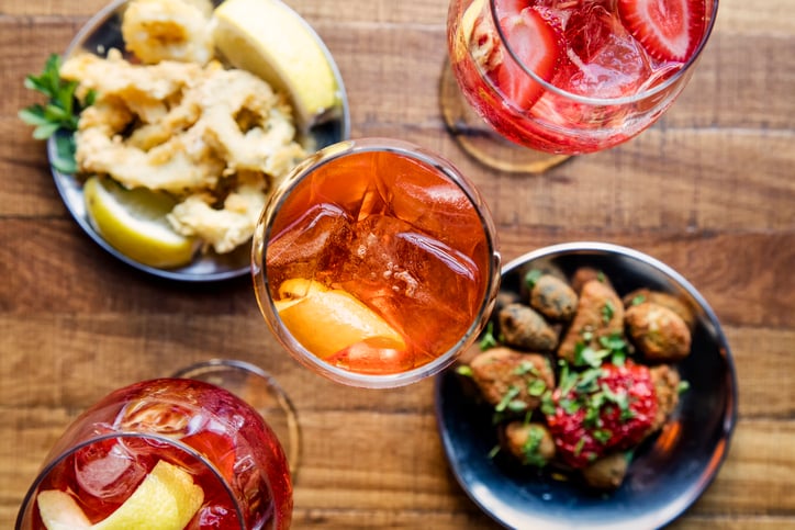 Drinks and snacks