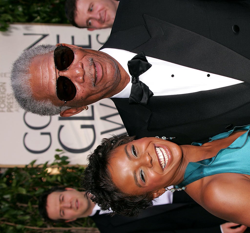 Morgan Freeman and E'Dena Hines