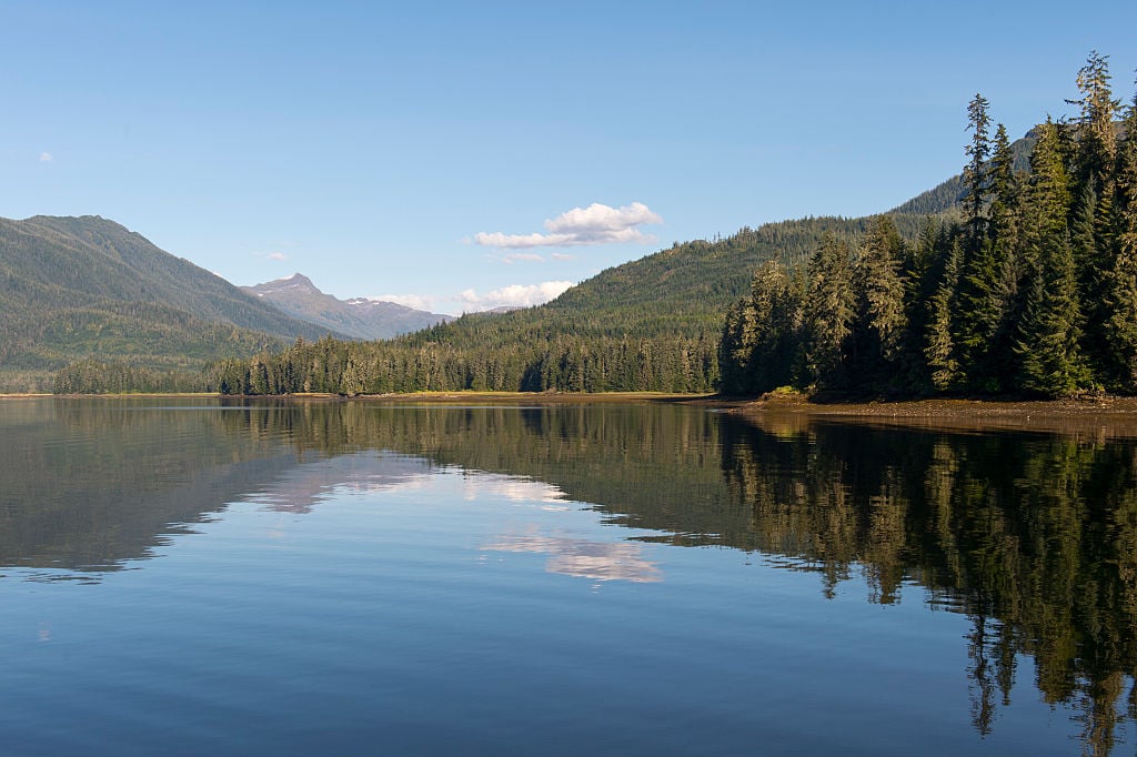 View of Hobart Bay in Alaska