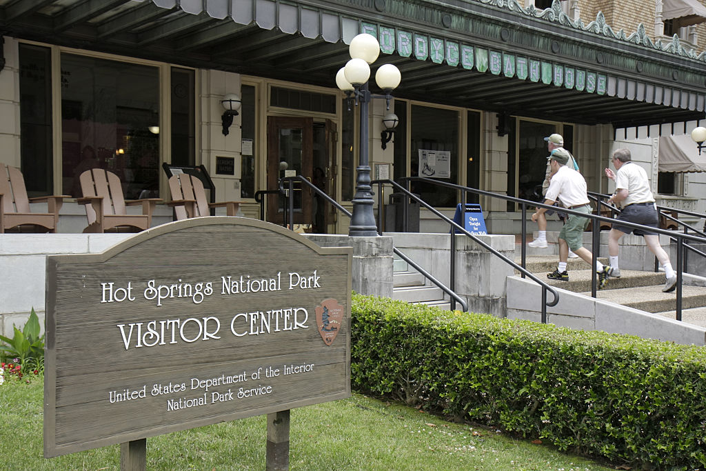 Visitor's center for Hot Springs National Park