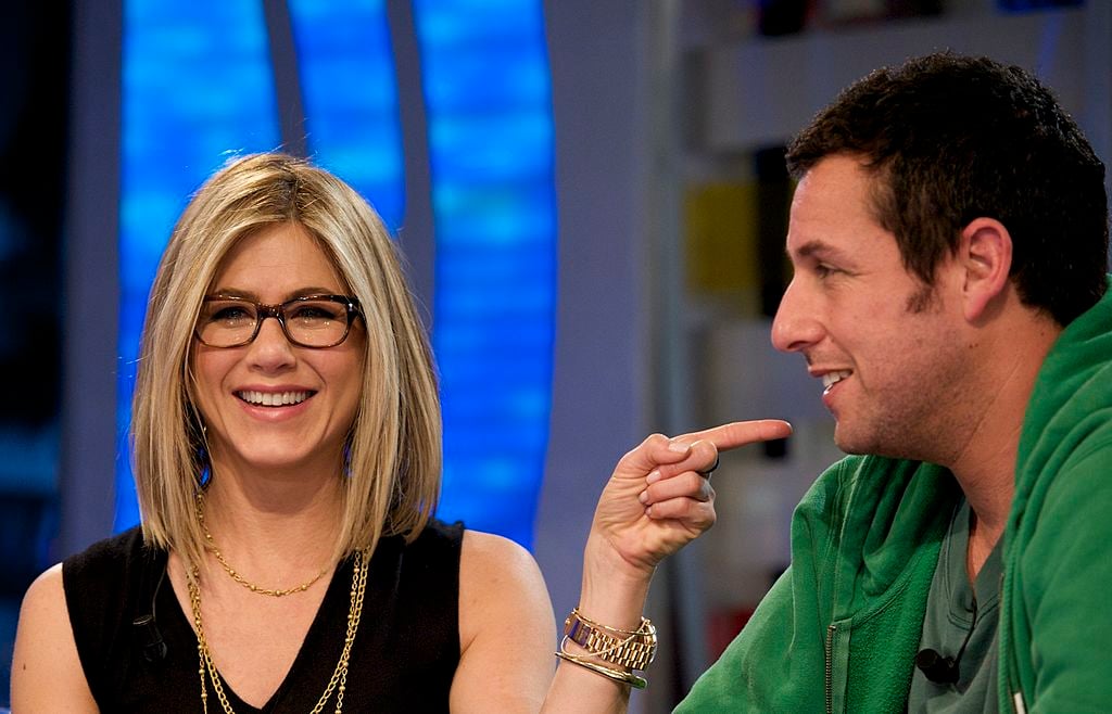 Jennifer Aniston and Adam Sandler