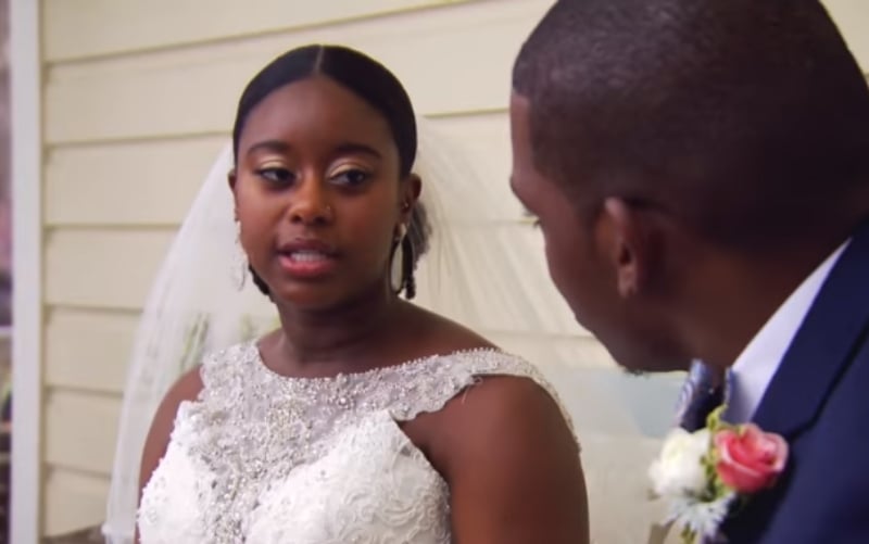 Gregory Okotie and Deonna McNeill on "Married at First Sight"
