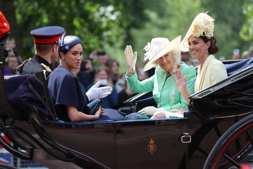 Meghan Markle and Kate Middleton Trooping The Colour 2019