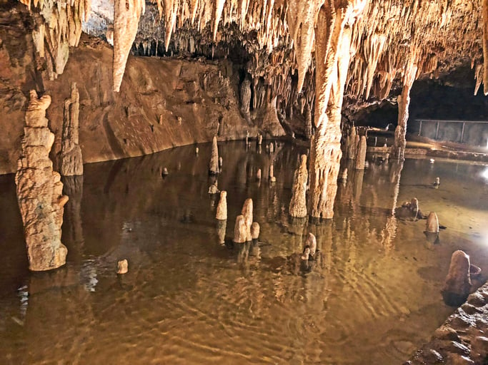 Limestone caverns