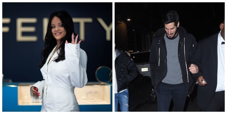 Split image of Rihanna and Hassan Jameel.