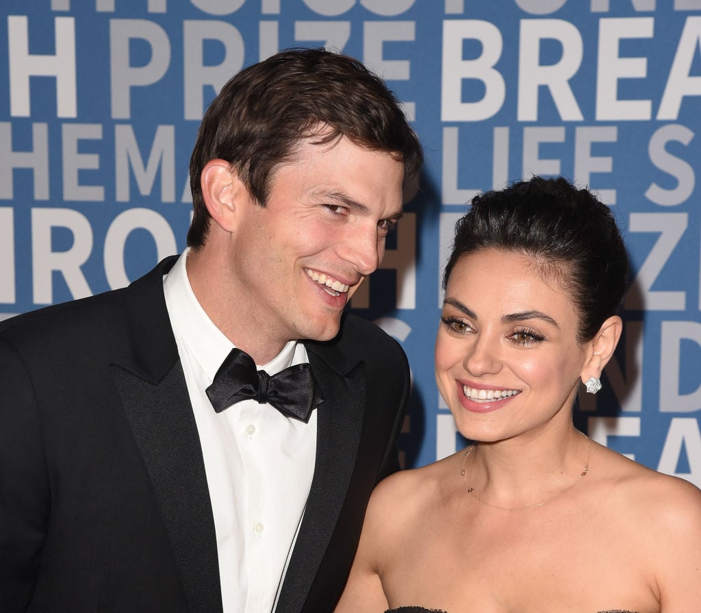Ashton Kutcher and his wife, Mila Kunis