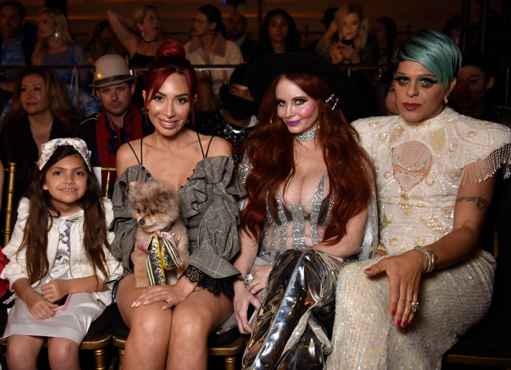 Farrah Abraham with her dog and daughter, Sophia Abraham | Arun Nevader/Getty Images for Art Hearts Fashion