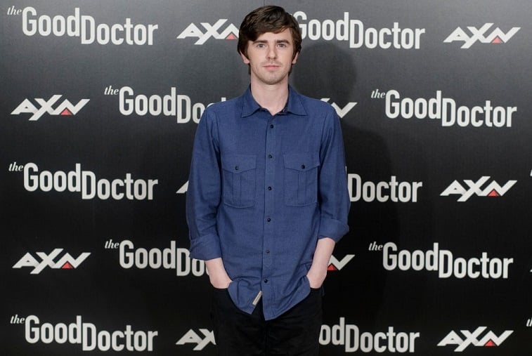 Freddie Highmore attends the 'The Good Doctor' event