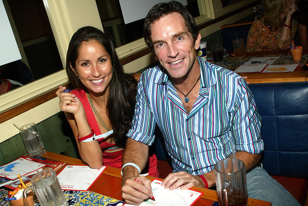 Jeff Probst and his date, contestant Julie Berry