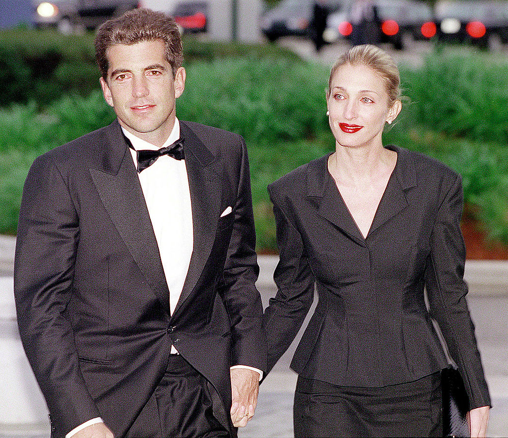 John F. Kennedy, Jr. and his wife Carolyn Bessette Kennedy.