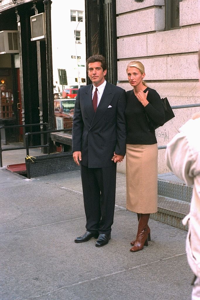 JFK Jr. and Carolyn Bessette Kennedy.
