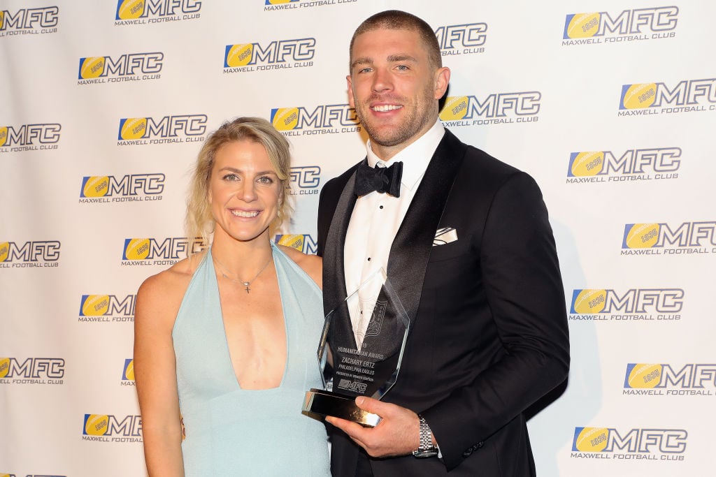 Julie Ertz and Zach Ertz