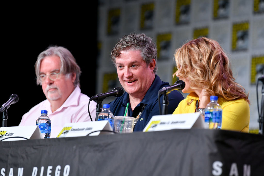 Matt Groening, Al Jean and Stephanie Gillis