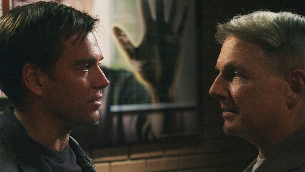 Michael Weatherly and Mark Harmon |  Screen Grab by CBS via Getty Images