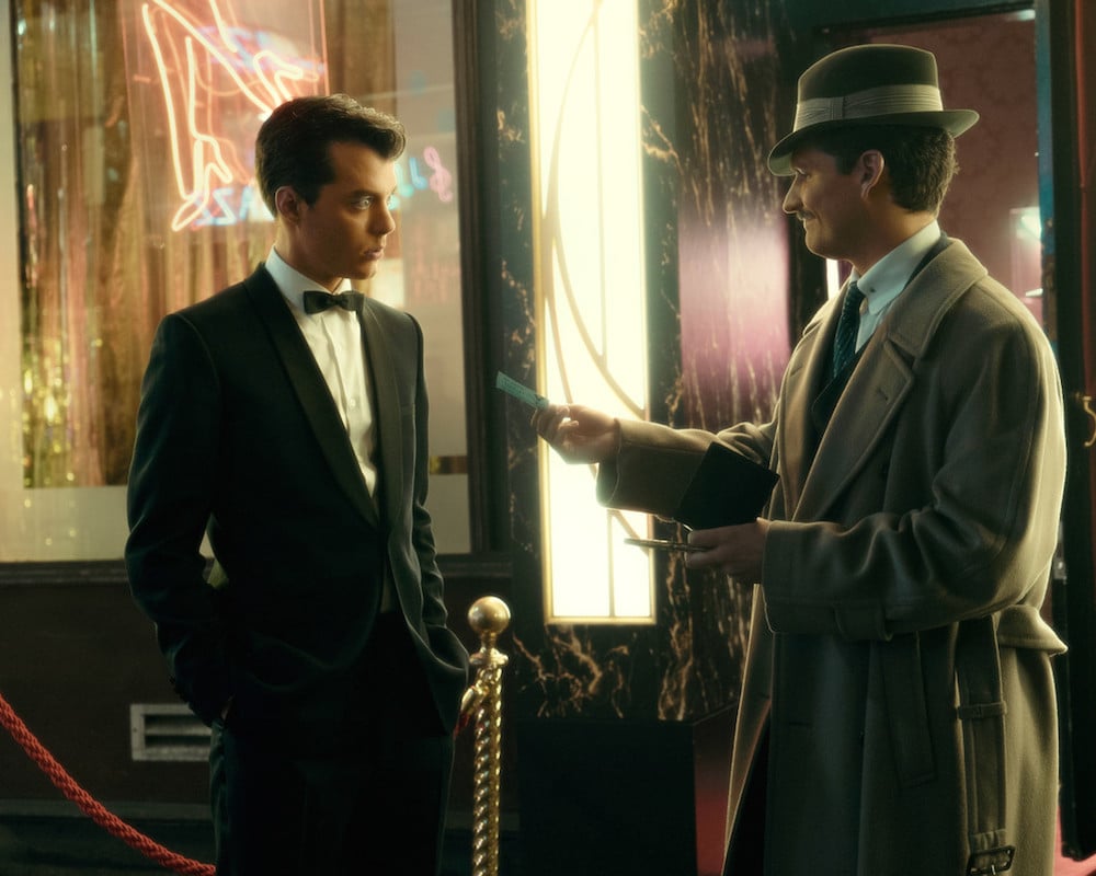 Jack Bannon and Ben Aldridge in Pennyworth