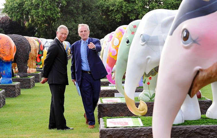 Prince Charles and Mark Shand
