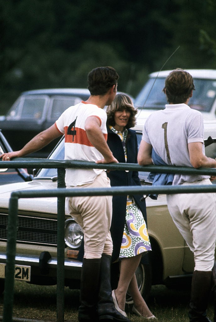 Prince Charles and Camilla Parker Bowles at a polo match