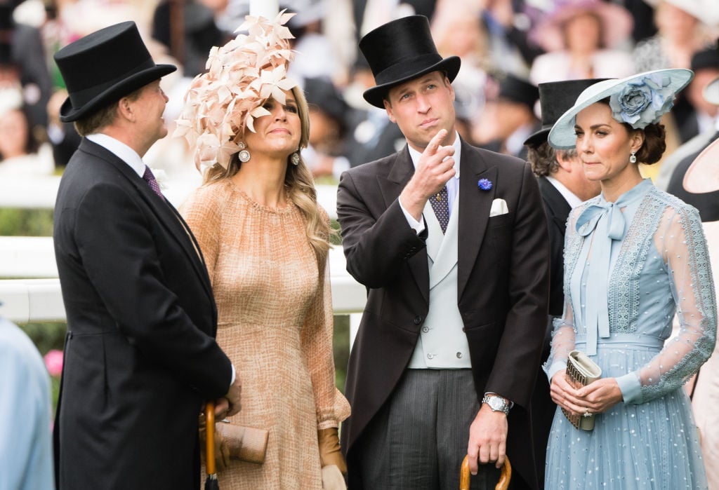 Prince William and Kate Middleton with King Willem-Alexander of the Netherlands and Queen Maxima of the Netherlands