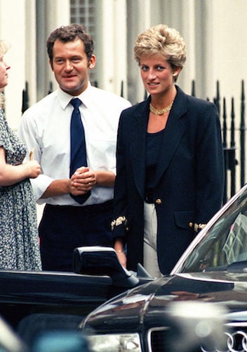 Princess Diana and Paul Burrell