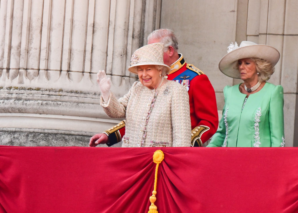 Queen Elizabeth II and Camilla Parker Bowles