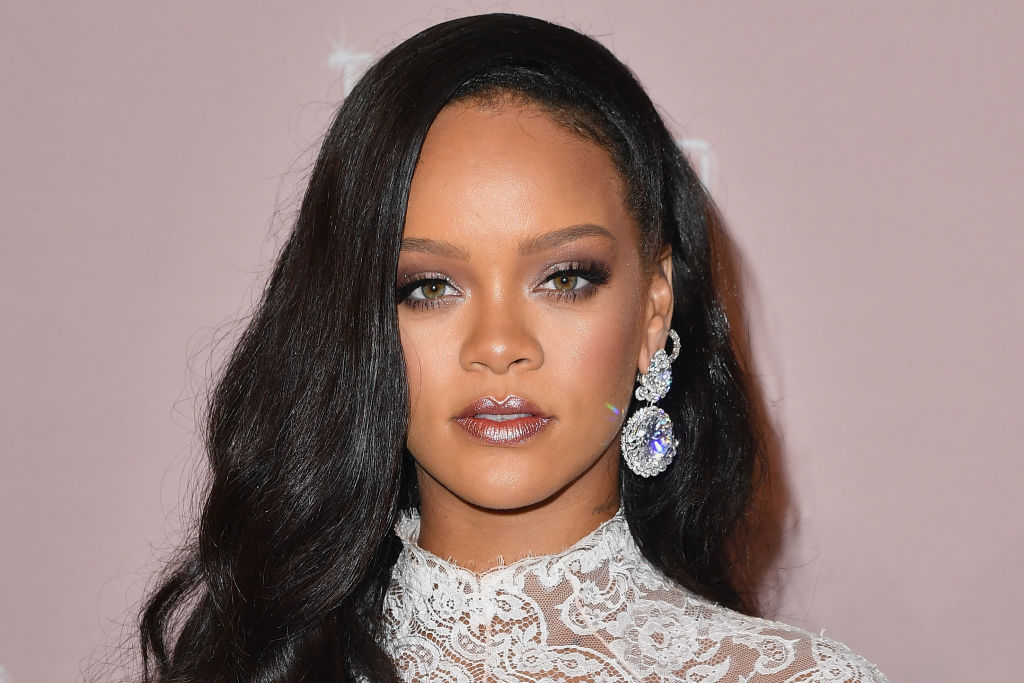 Rihanna attends her 4th Annual Diamond Ball.