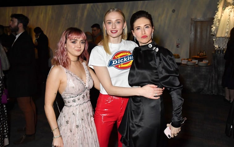 Maisie Williams, Sophie Turner, and Carice Van Houten
