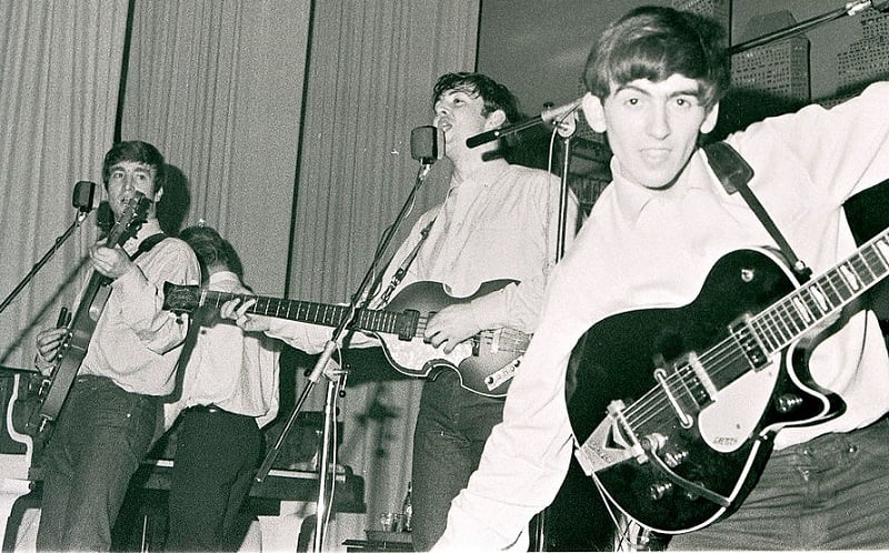 Beatles play Hamburg, 1962.