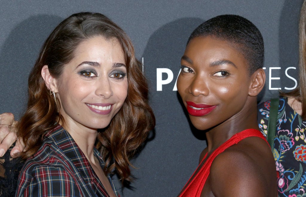 Actresses Cristin Milioti (L) and Michaela Coel
