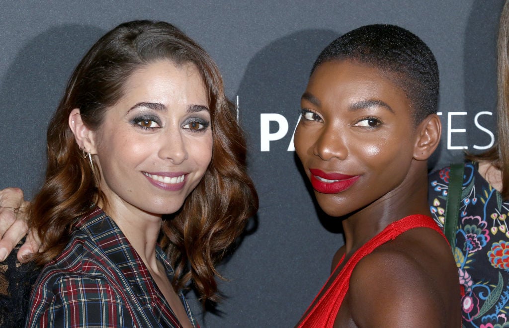 Actresses Cristin Milioti (L) and Michaela Coel 